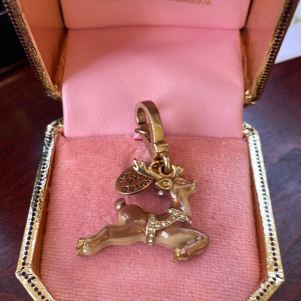 Juicy Couture limited edition reindeer charm